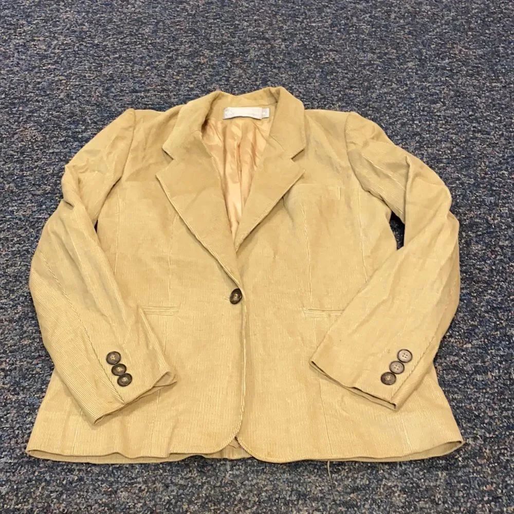 Evan Picone Tan Corduroy Blazer sz. 6